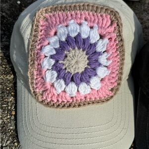 Handmade Crochet Patch Cap
